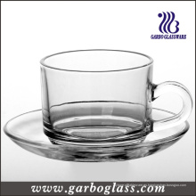 Vajilla de vidrio taza y platillo Set / Set de té (TZ-GB09D2406)